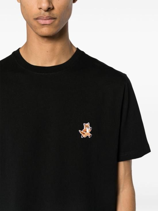 Maison Kitsune MAISON KITSUNE Men T-Shirts MM00125 KJ0008P199 Black Size US M / EU 48-50 / 2 - 5 Thumbnail