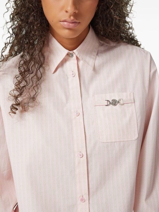 Versace VERSACE Women Shirts 1013765 1A136415PC60 Pink Size M / US 6-8 / IT 42-44 - 4 Thumbnail