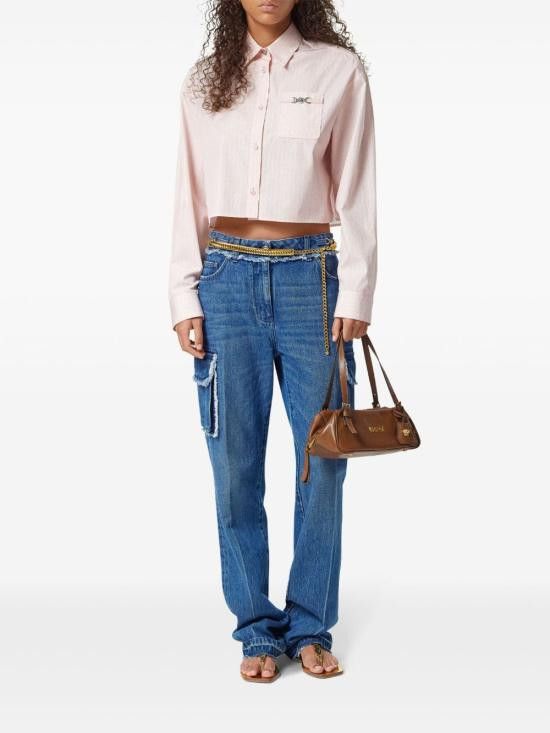 Versace VERSACE Women Shirts 1013765 1A136415PC60 Pink Size M / US 6-8 / IT 42-44 - 3 Thumbnail
