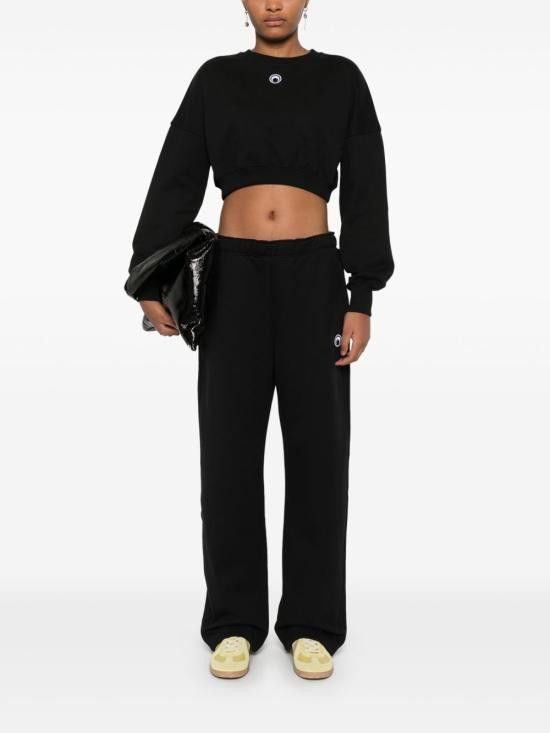 Marine Serre MARINE SERRE Women Hoodies WST012A CJER0013BK99 Black Size XS / US 0-2 / IT 36-38 - 5 Thumbnail