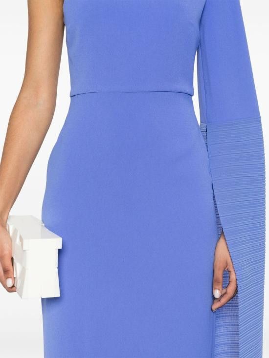 Solace London SOLACE LONDON Women Long Skirts OS43022 IRISBLUE Blue Size S / US 4 / IT 40 - 2 Thumbnail