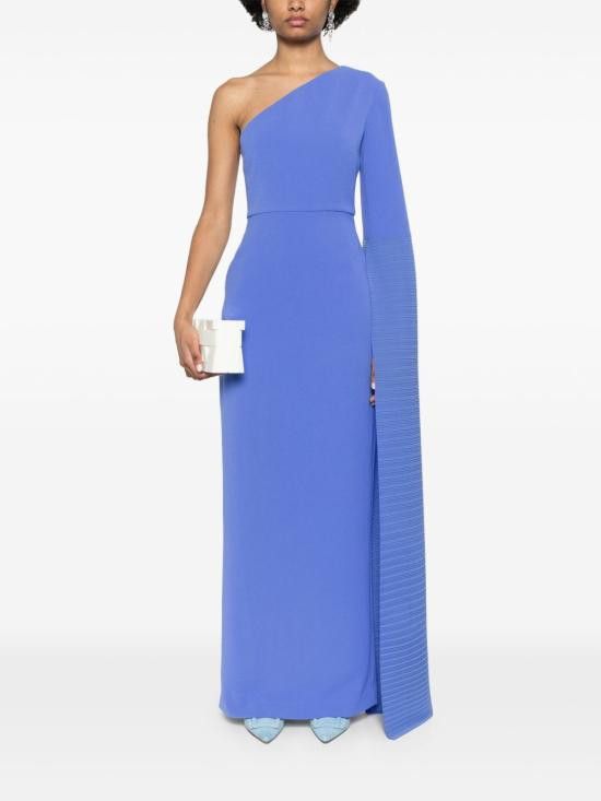 Solace London SOLACE LONDON Women Long Skirts OS43022 IRISBLUE Blue Size S / US 4 / IT 40 - 3 Thumbnail