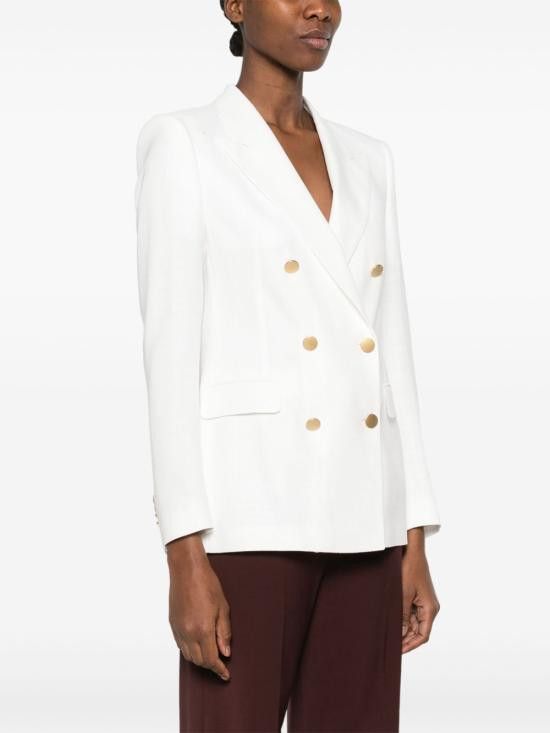 Tagliatore TAGLIATORE Women Jackets J PARIGI10B 340159EX827 White Size M / US 6-8 / IT 42-44 - 2 Thumbnail