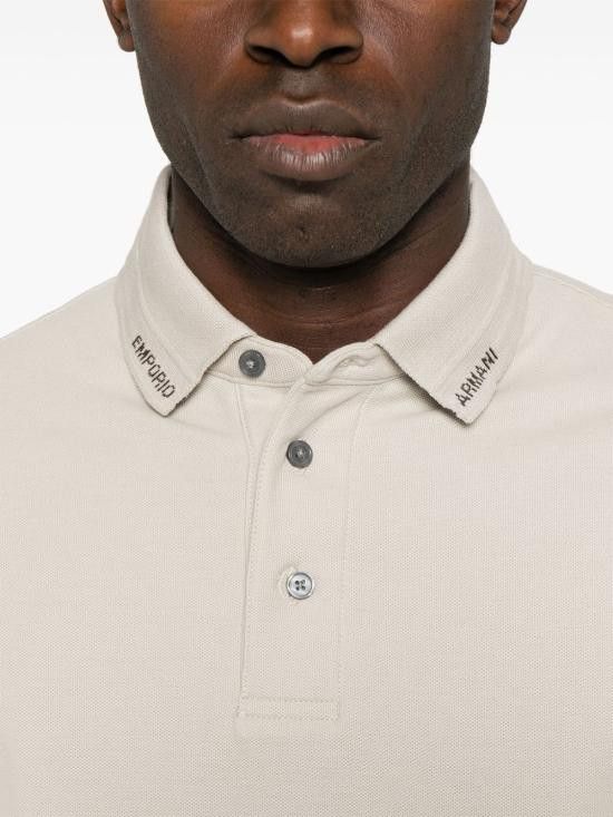 Emporio Armani EMPORIO ARMANI Men Polo Shirts EM001081 AF10497U1098 Beige Size US M / EU 48-50 / 2 - 2 Thumbnail