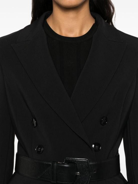 Elisabetta Franchi ELISABETTA FRANCHI Women Jackets GI14353E2 110 Black Size XS / US 0-2 / IT 36-38 - 2 Thumbnail