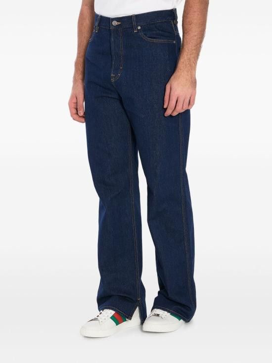 GUCCI Men Denim Pants 815629 XDC6V4759 Blue
