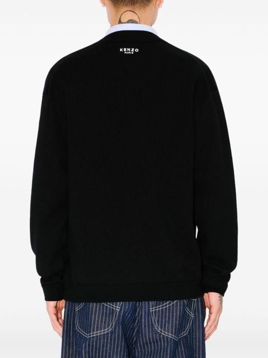Kenzo KENZO Men Sweater FF55PU726 3LB99J Black Size US M / EU 48-50 / 2 - 4 Thumbnail