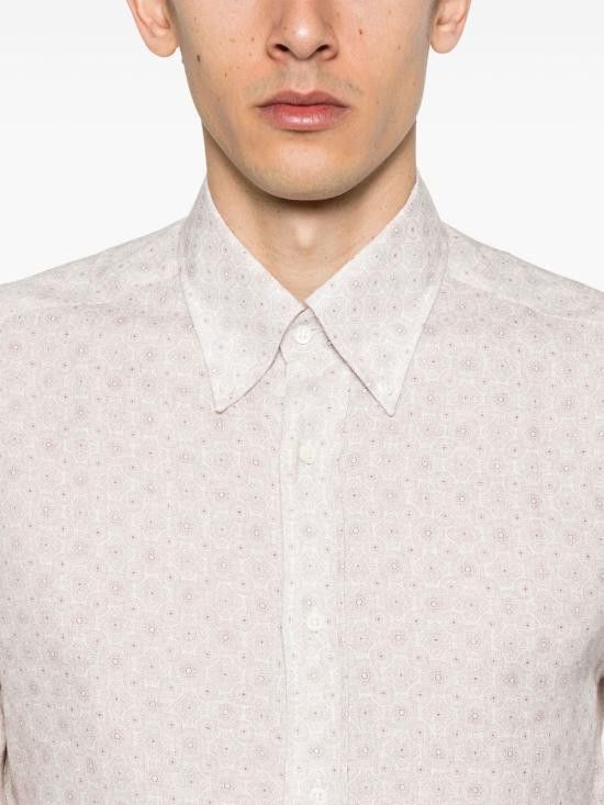 Brunello Cucinelli BRUNELLO CUCINELLI Men Long Tops MM6901716 C010 Beige Size US S / EU 44-46 / 1 - 5 Thumbnail