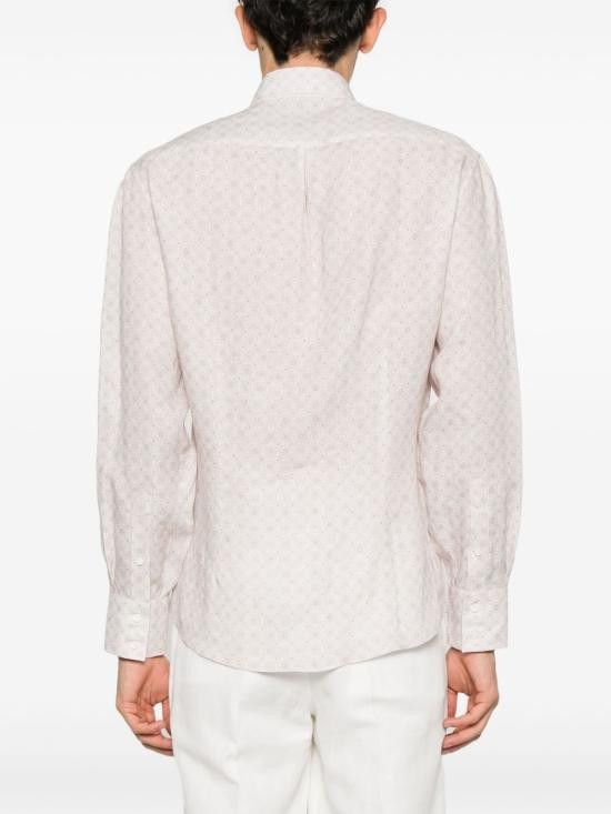 Brunello Cucinelli BRUNELLO CUCINELLI Men Long Tops MM6901716 C010 Beige Size US S / EU 44-46 / 1 - 2 Thumbnail