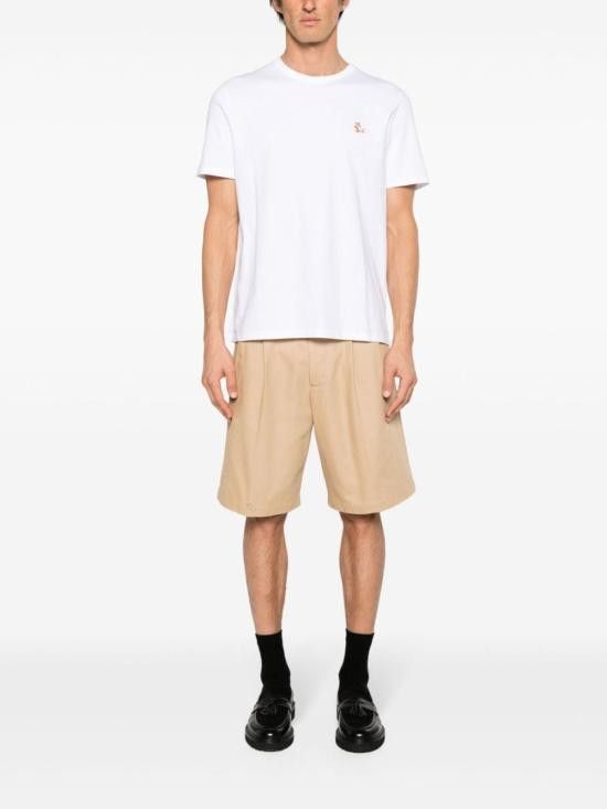 Maison Kitsune MAISON KITSUNE Men T-Shirts LM00110 KJ0008P100 White Size US XL / EU 56 / 4 - 4 Thumbnail