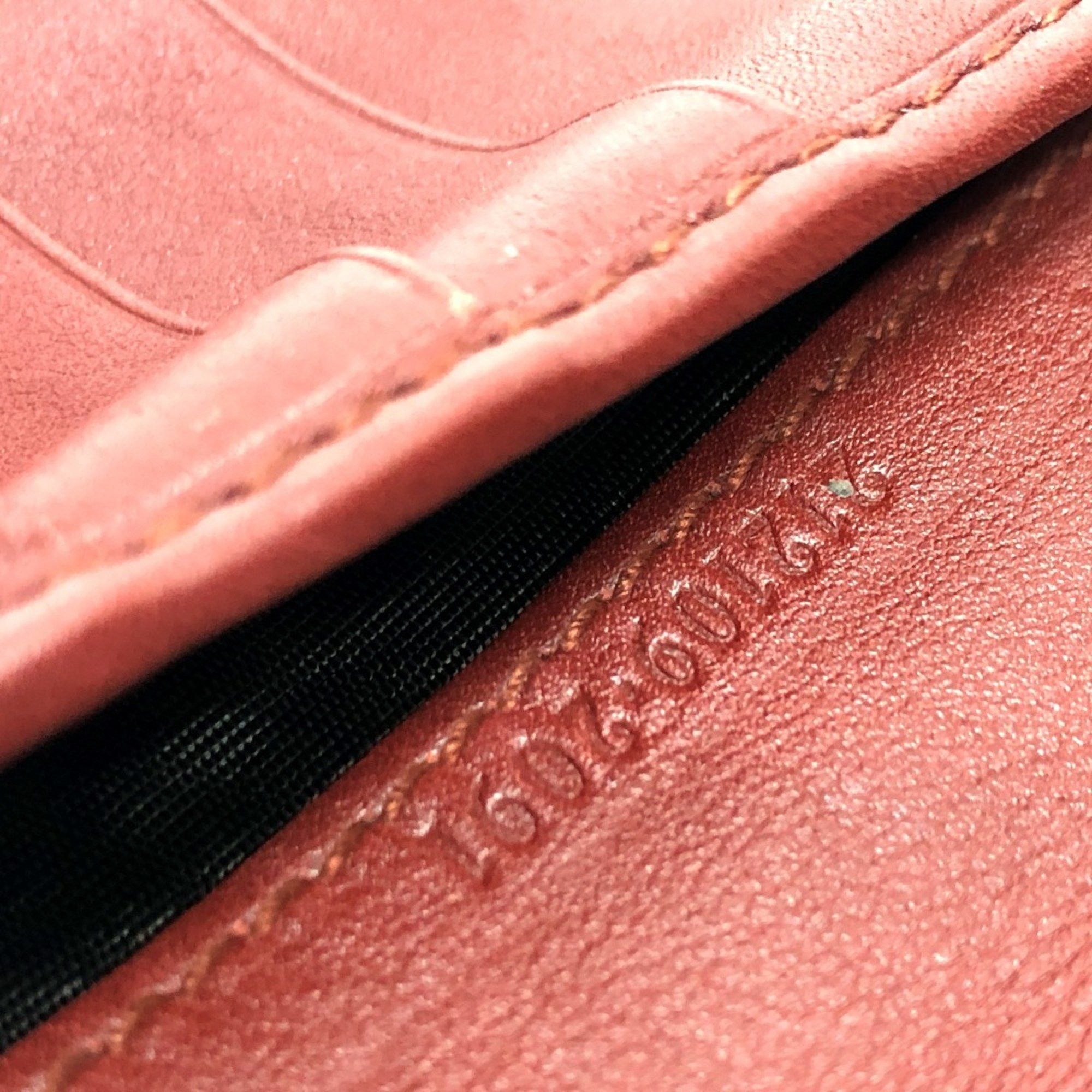 Gucci GUCCI 212109 GG Shima Line Wallet Flap Long Leather Women's Red Size ONE SIZE - 11 Thumbnail