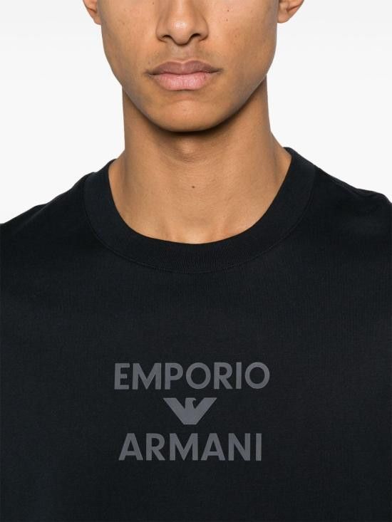 Emporio Armani EMPORIO ARMANI Men T-Shirts EM000780 AF12926UB118 Blue Size US XXL / EU 58 / 5 - 3 Thumbnail