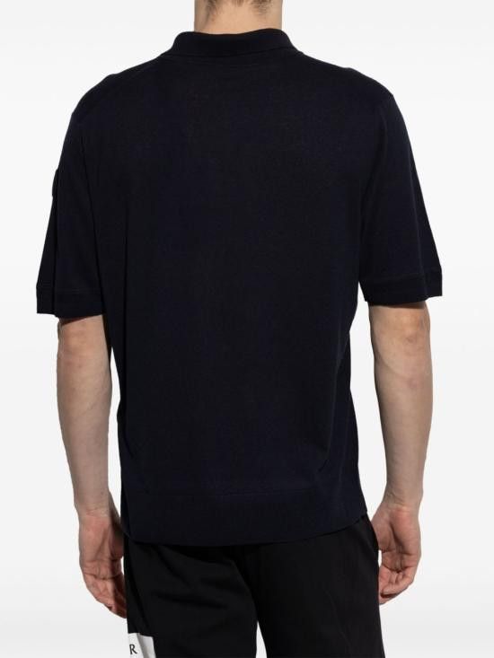 Moncler MONCLER Men Polo Shirts K10919A00004 M6752742 Blue Size US L / EU 52-54 / 3 - 2 Thumbnail