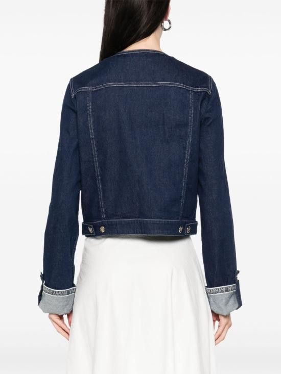 Emporio Armani EMPORIO ARMANI Women Jackets EW000753 AF12436MB001 Blue Size S / US 4 / IT 40 - 5 Thumbnail