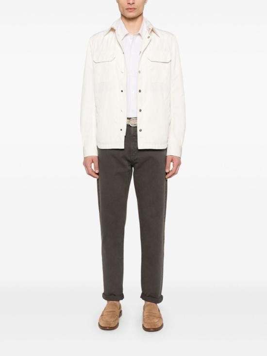 Brunello Cucinelli BRUNELLO CUCINELLI Men Long Tops MM6840658 C112 Beige Size US L / EU 52-54 / 3 - 4 Thumbnail