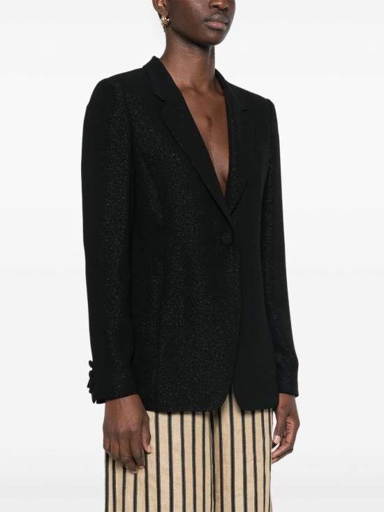 Emporio Armani EMPORIO ARMANI Women Jackets EW002206 AF12528UC001 Black Size XS / US 0-2 / IT 36-38 - 4 Thumbnail