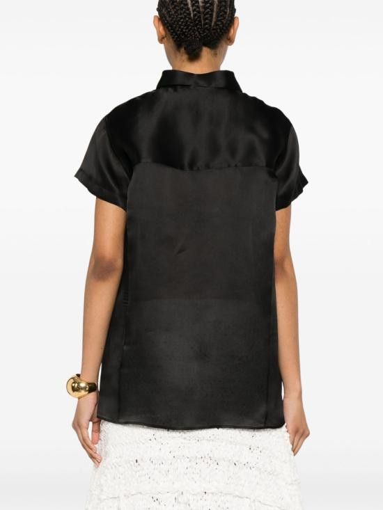 KHAITE KHAITE Women Shirts 23833002 200 Black Size L / US 10 / IT 46 - 3 Thumbnail