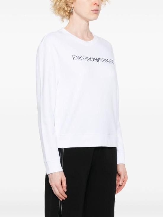 Emporio Armani EMPORIO ARMANI Women Hoodies 8N2M9E 2J49ZF109 White Size M / US 6-8 / IT 42-44 - 4 Thumbnail