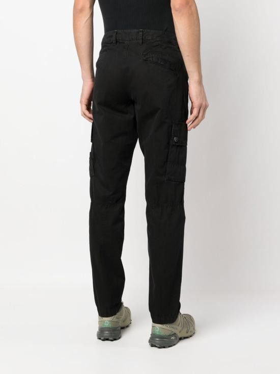 Stone Island STONE ISLAND Men Straight Pants K1S153100303 S00WAV0129 Black Size US 31 - 2 Thumbnail