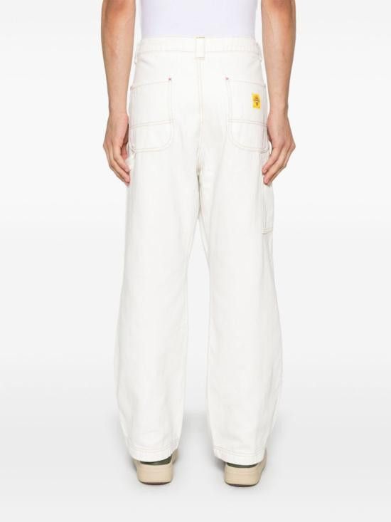 Icecream ICECREAM Men Straight Pants ICW001 ECRU Beige Size US 32 / EU 48 - 2 Thumbnail
