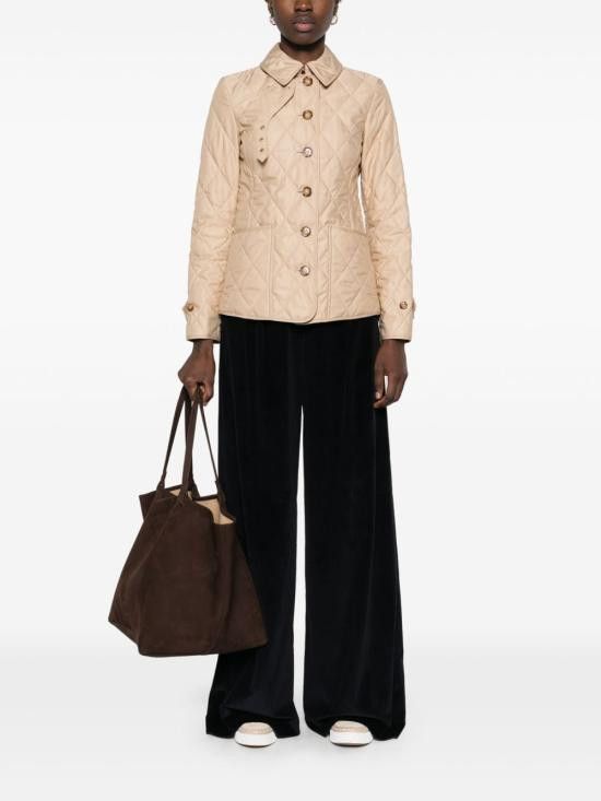 Burberry BURBERRY Women Jackets 8100659 A4170 Beige Size XL / US 12-14 / IT 48-50 - 5 Thumbnail
