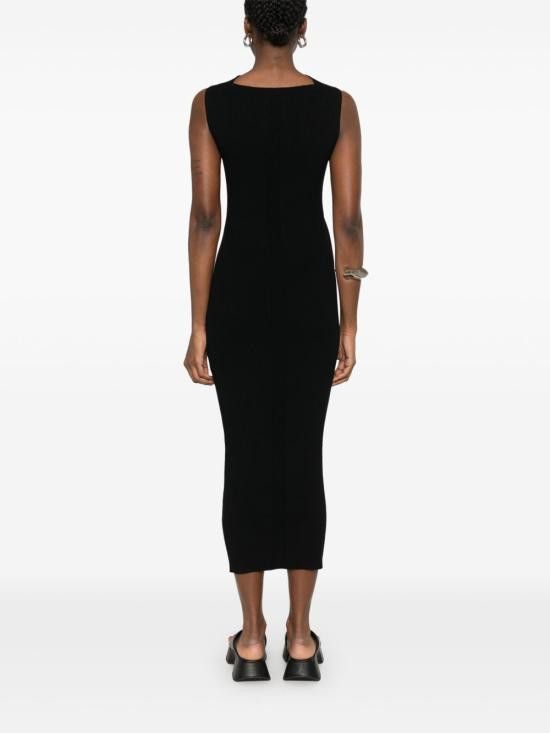Rick Owens RICK OWENS Women Long Skirts RP01E7638 RIBVI09 Black Size M / US 6-8 / IT 42-44 - 5 Thumbnail