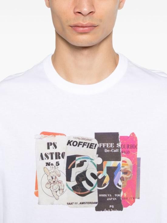Paul Smith PAUL SMITH Men T-Shirts M2R220X PP512201 White Size US L / EU 52-54 / 3 - 4 Thumbnail