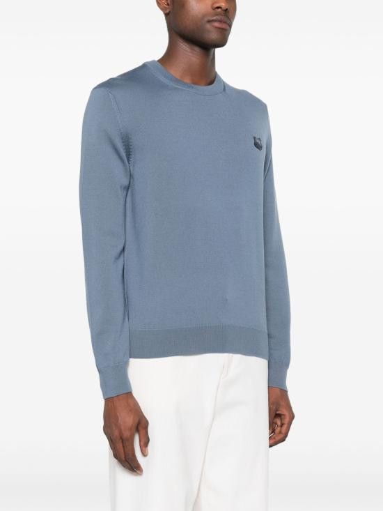 Maison Kitsune MAISON KITSUNE Men Sweater MM00815 KT10360075 Blue Size US XL / EU 56 / 4 - 5 Thumbnail