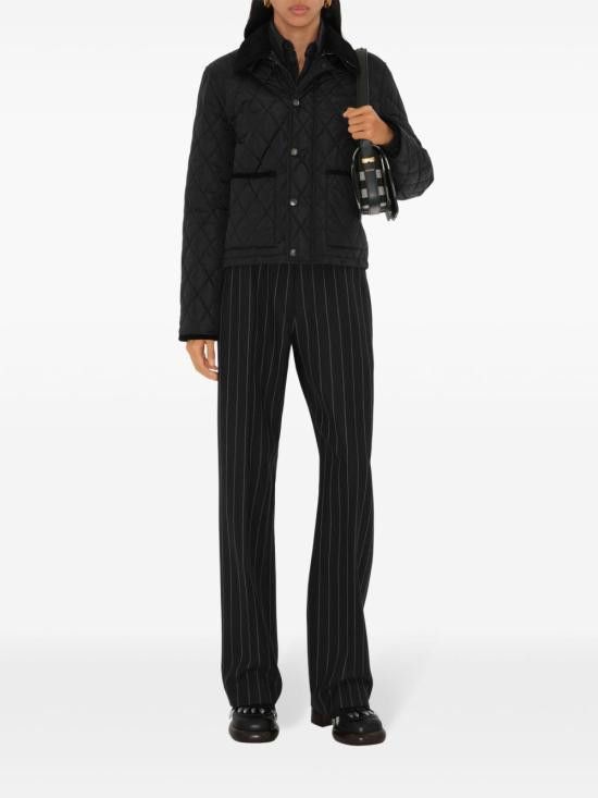 Burberry BURBERRY Women Jackets 8105097 C1307 Black Size S / US 4 / IT 40 - 3 Thumbnail