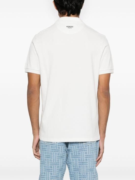 Kenzo KENZO Men Polo Shirts FF55PO542 4PU02 White Size US XL / EU 56 / 4 - 2 Thumbnail