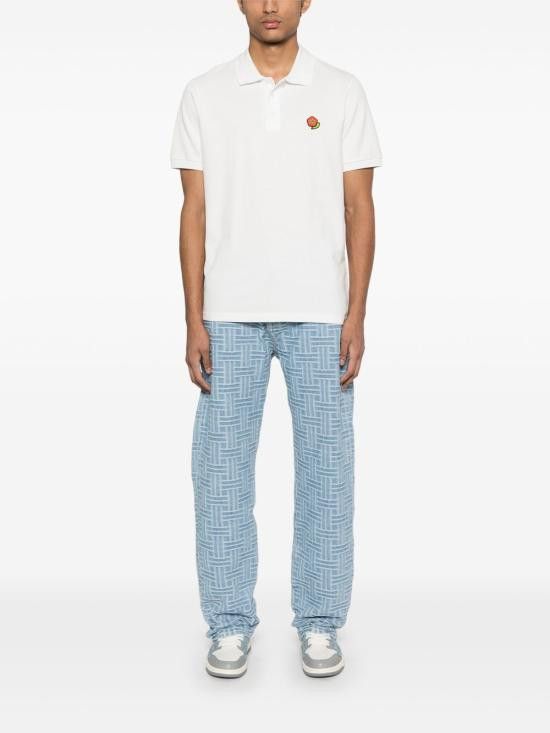 Kenzo KENZO Men Polo Shirts FF55PO542 4PU02 White Size US XL / EU 56 / 4 - 3 Thumbnail