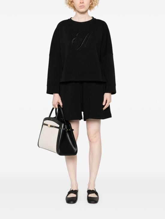 Emporio Armani EMPORIO ARMANI Women Hoodies EW000482 AF10002UC001 Black Size S / US 4 / IT 40 - 5 Thumbnail
