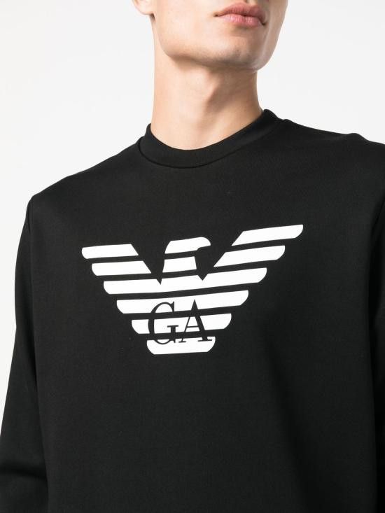 Emporio Armani EMPORIO ARMANI Men Hoodies 8N1MR6 1JRIZF008 Black Size US XXL / EU 58 / 5 - 3 Thumbnail