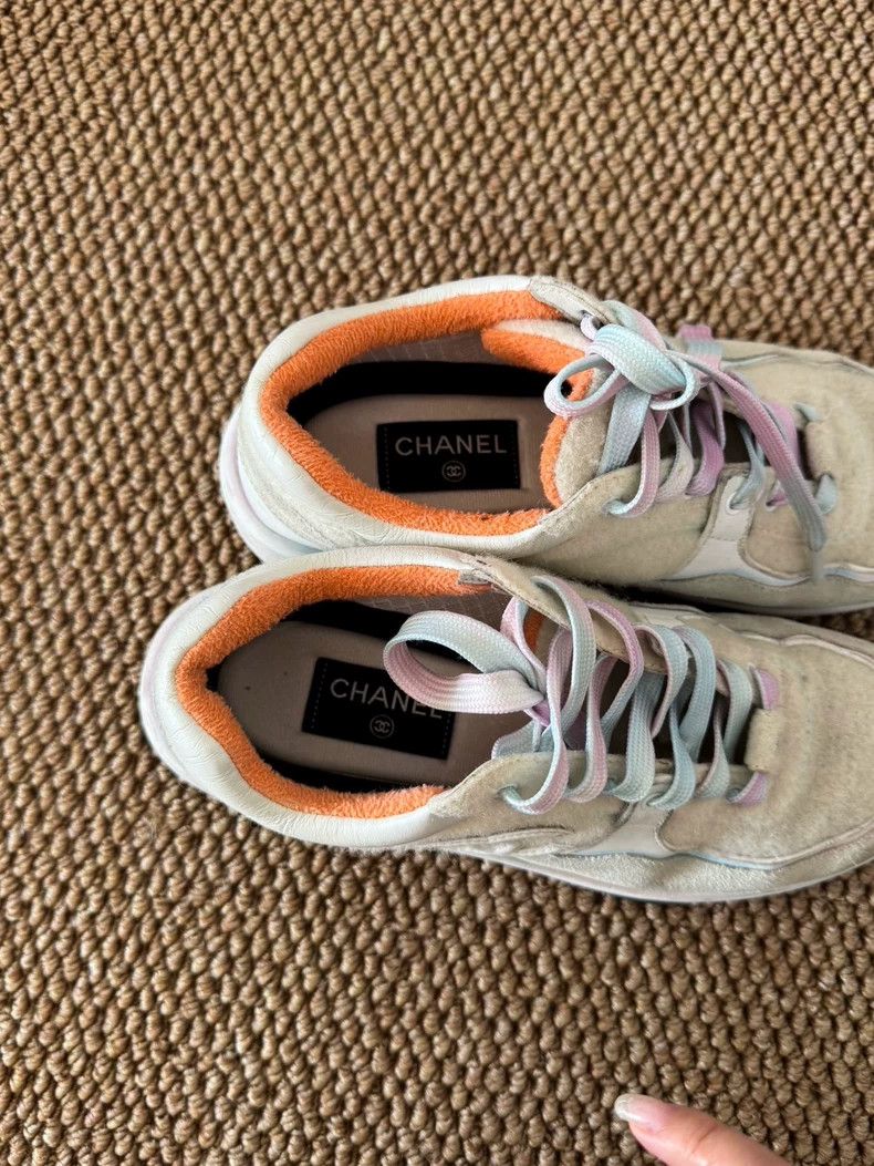 Chanel Chanel Classic Double C Sports Sneakers Size US 7 / IT 37 - 6 Thumbnail
