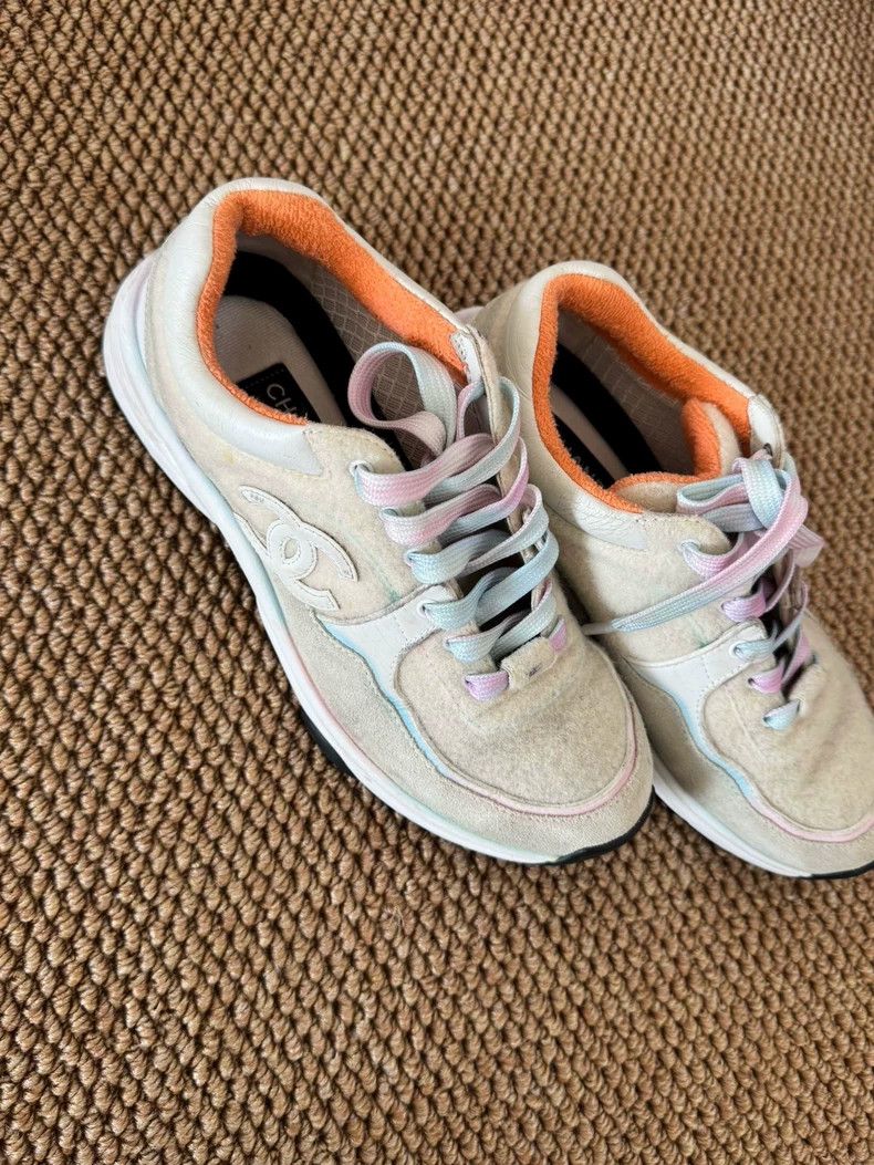 Chanel Chanel Classic Double C Sports Sneakers Size US 7 / IT 37 - 2 Thumbnail