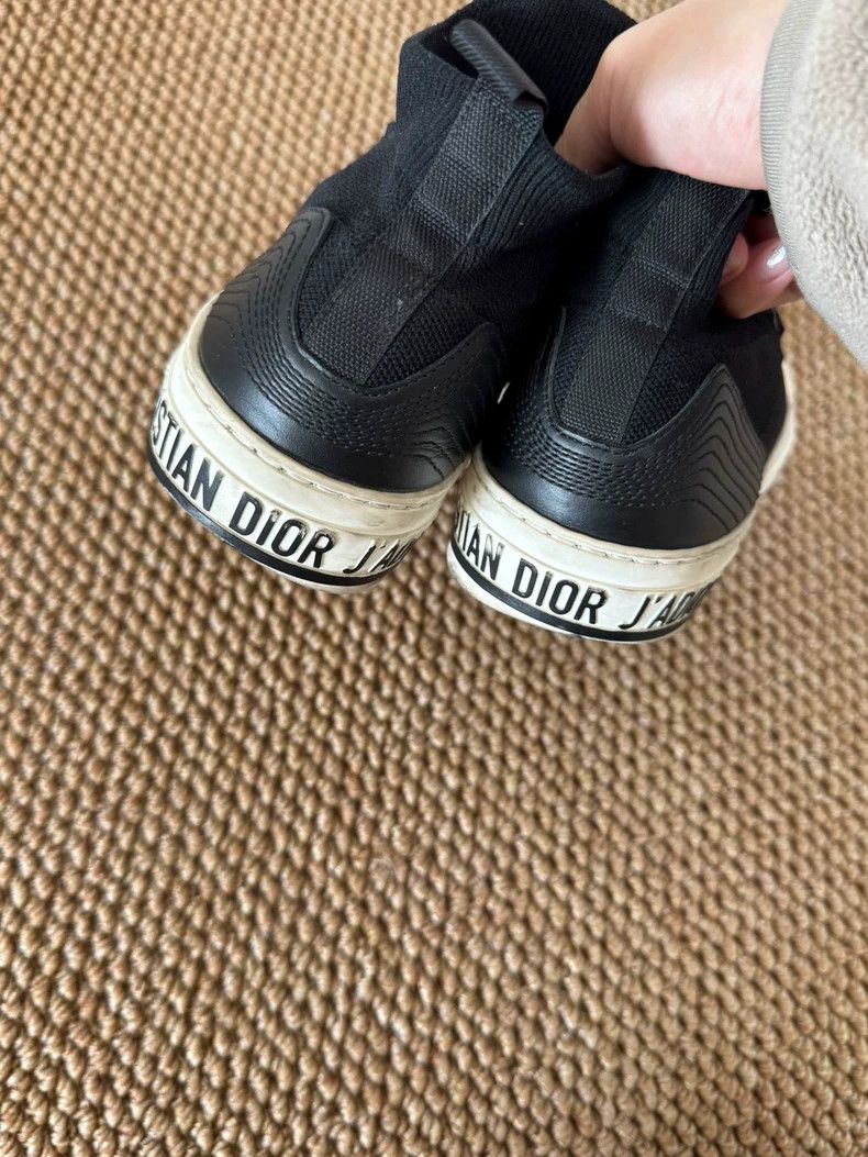 Dior Christian Dior Black Canvas Strap Sneakers Size US 7 / IT 37 - 5 Thumbnail