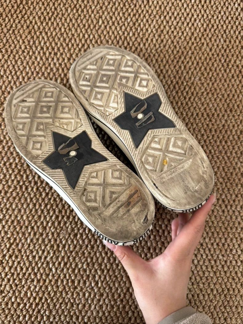 Dior Christian Dior Black Canvas Strap Sneakers Size US 7 / IT 37 - 6 Thumbnail