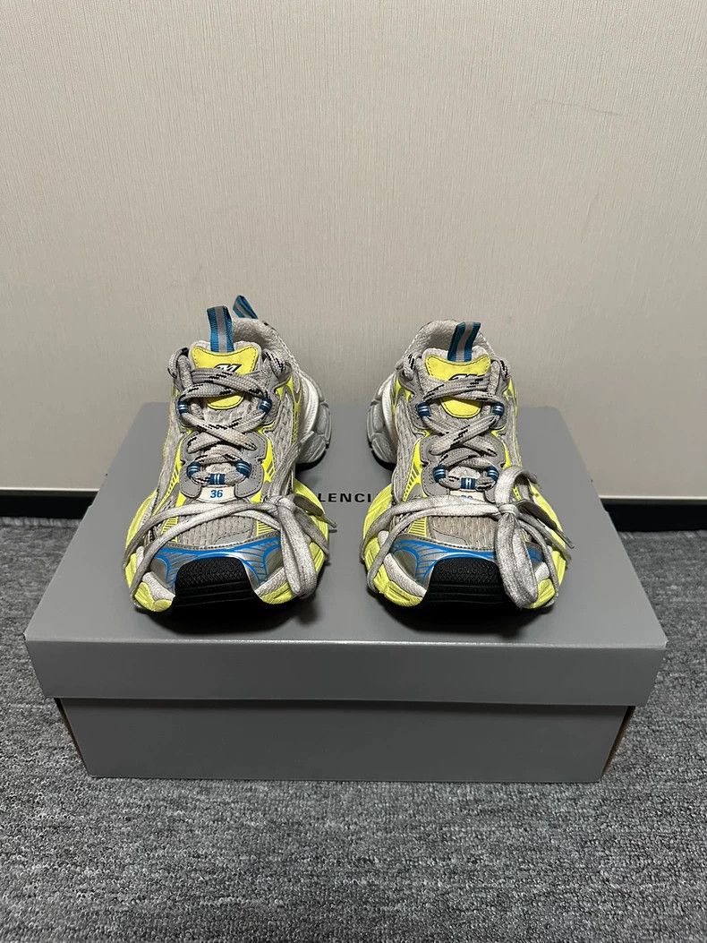 Balenciaga Balenciaga Sneakers in Gray Yellow Blue Color Size US 6 / IT 36 - 2 Thumbnail
