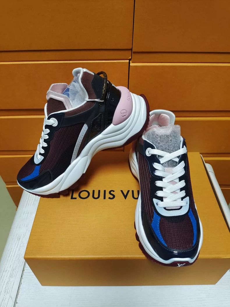 Louis Vuitton LV Run55 Women's Thick Sole Sneakers Size US 4 / IT 34 - 4 Thumbnail