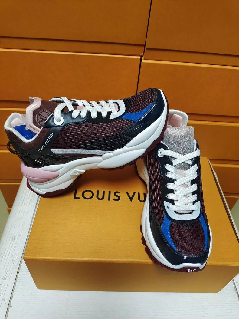 Louis Vuitton LV Run55 Women's Thick Sole Sneakers Size US 4 / IT 34 - 5 Thumbnail