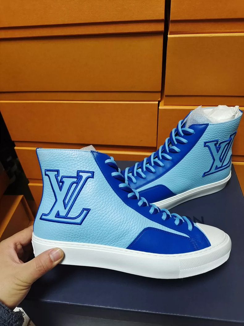 Louis Vuitton LV Color Block Lace-Up Sneakers Size US 5 / IT 35 - 2 Thumbnail