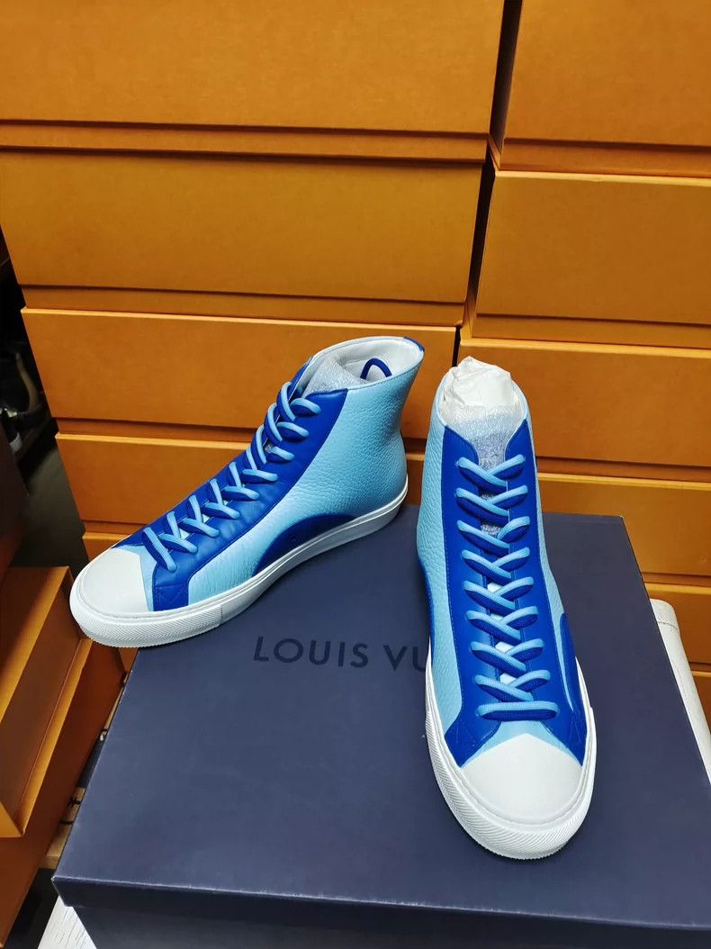 Louis Vuitton LV Color Block Lace-Up Sneakers Size US 5 / IT 35 - 4 Thumbnail