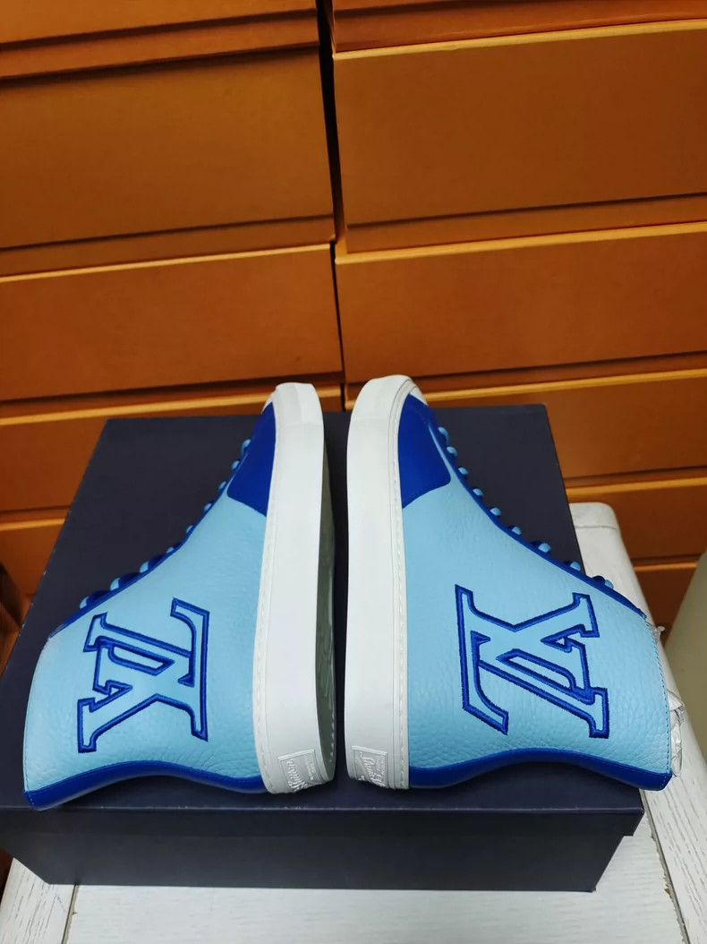Louis Vuitton LV Color Block Lace-Up Sneakers Size US 5 / IT 35 - 6 Thumbnail