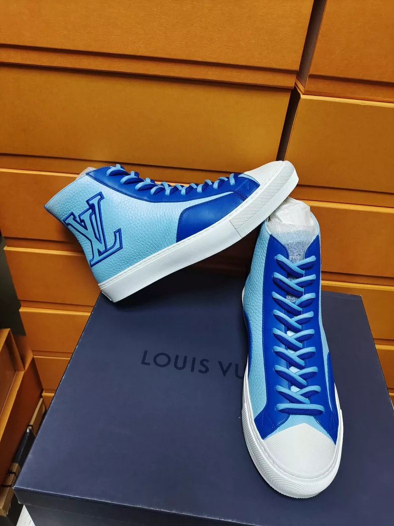 Louis Vuitton LV Color Block Lace-Up Sneakers Size US 5 / IT 35 - 5 Thumbnail
