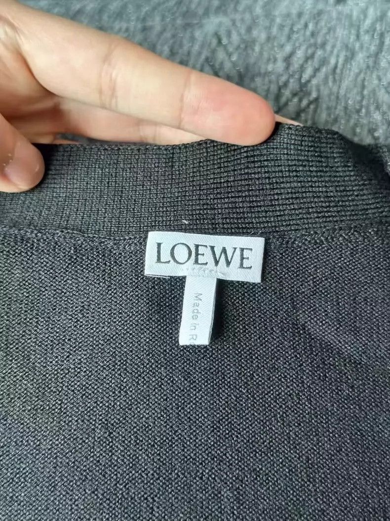Loewe Loewe Embroidered Logo Cardigan Size S / US 4 / IT 40 - 3 Thumbnail