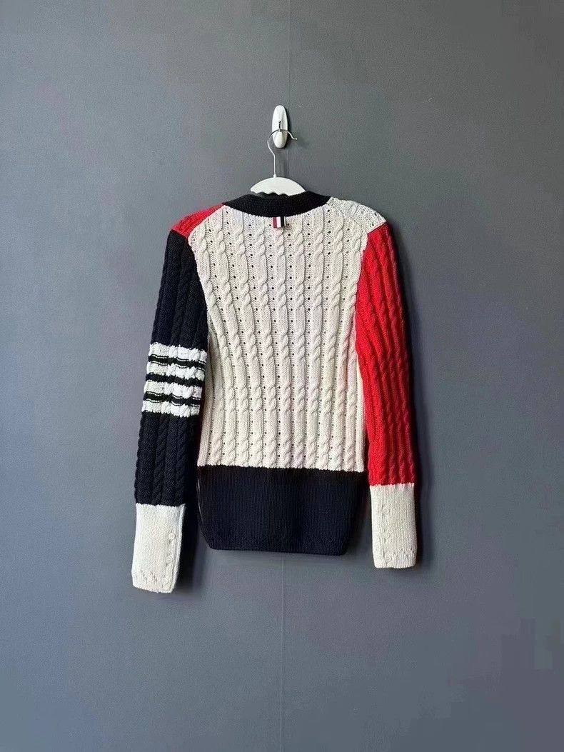 Thom Browne Thom Browne Color Block Cardigan Sweater Size M / US 6-8 / IT 42-44 - 2 Thumbnail