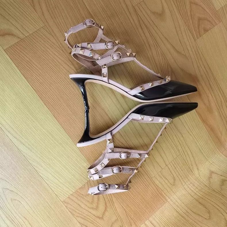 Valentino Valentino High Heels with Studded Straps Size US 8 / IT 38 - 3 Thumbnail
