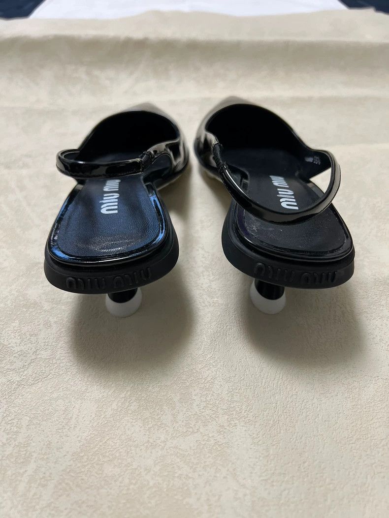 Prada MiuMiu Black High Heel Shoes Brand New Size US 6 / IT 36 - 6 Thumbnail