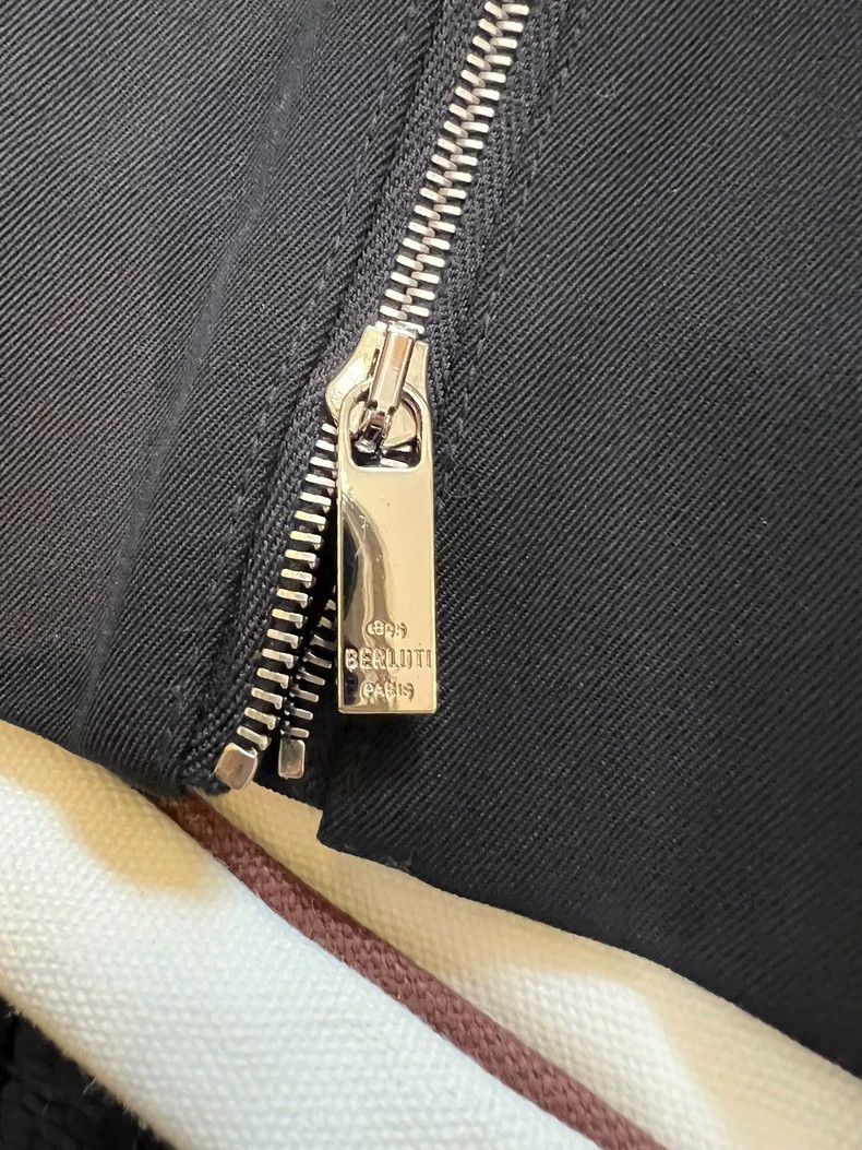 Berluti Berluti Black Zippered Trousers Size 46 Size 42" / US 20 - 4 Thumbnail