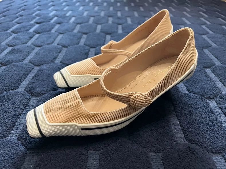 Dior Dior Beige Cat Heel Shoes Size 35.5 Size US 6 / IT 36 - 4 Thumbnail
